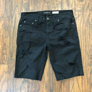 SLIM 9.5" DENIM CUTOFF SHORTS